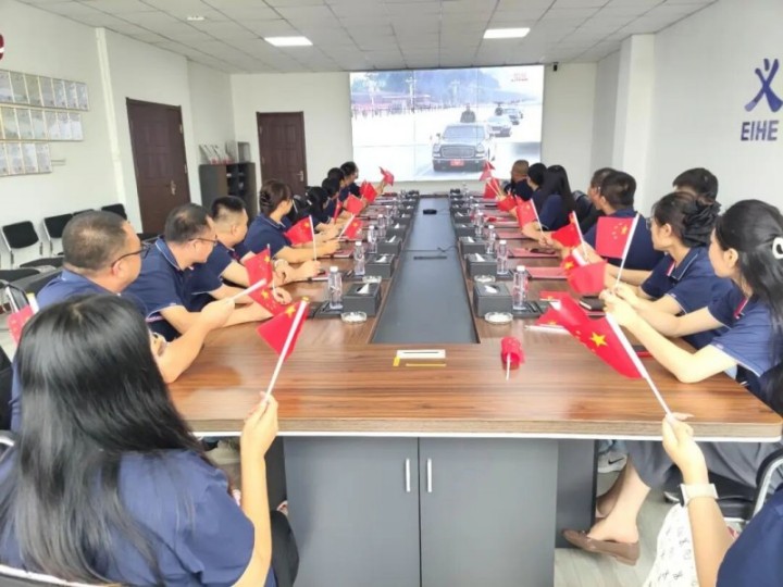 EIHE Steel Structure Groupが第93回軍事パレードの生中継を主催