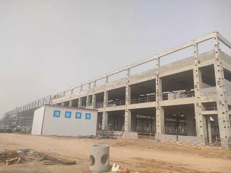 プレハブ鋼構造倉庫の建物