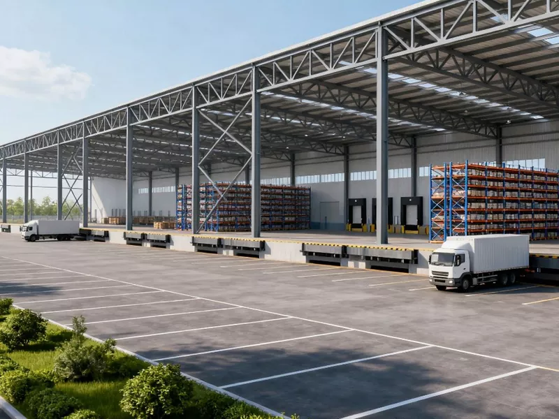 鉄骨造物流センタービル